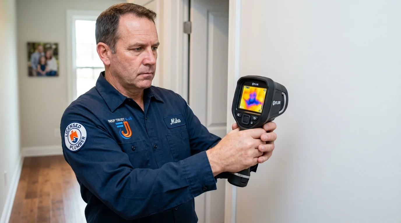 Thermal imaging leak detection by Johns Plumbing LLC in Lovell